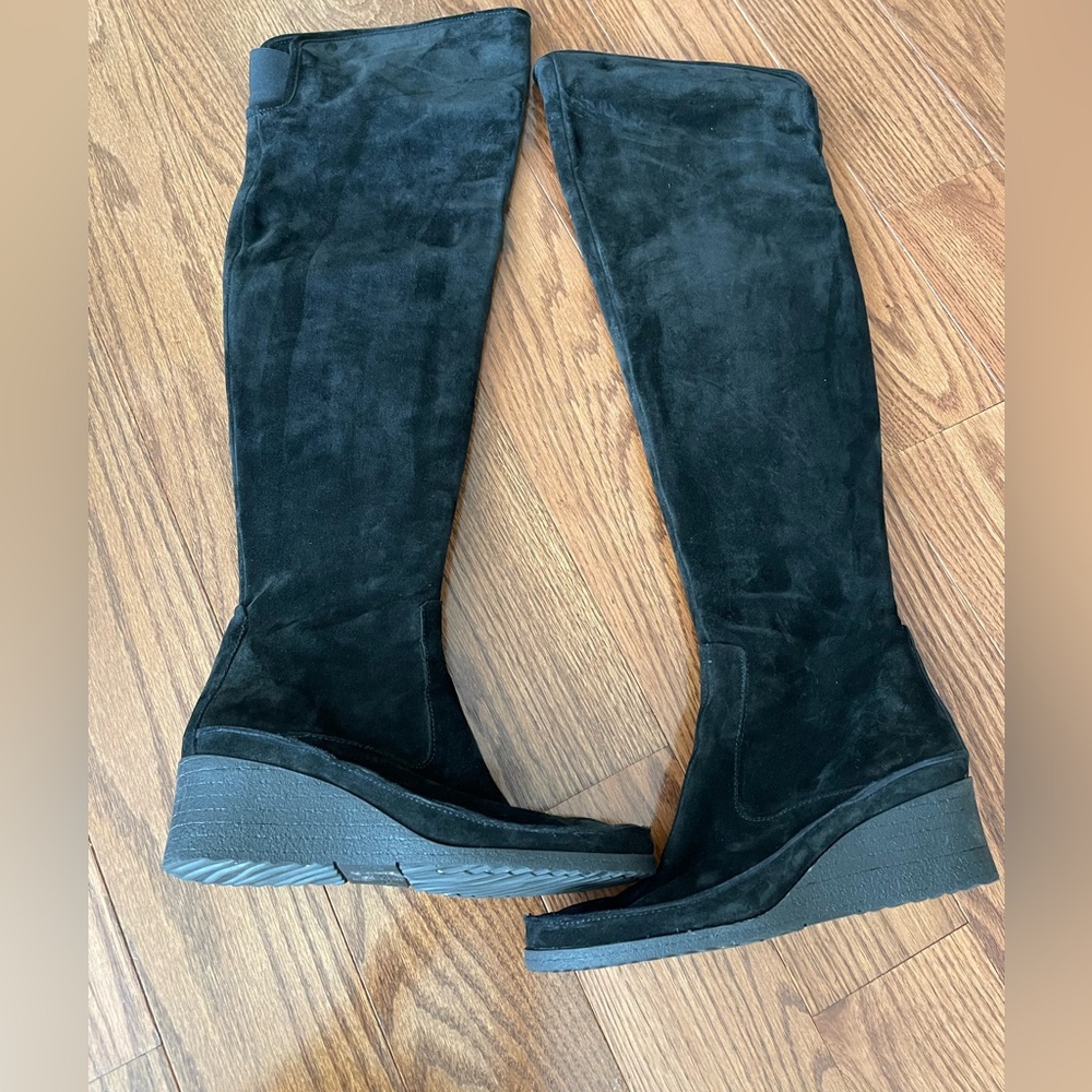 Via Spiga Suede Boots Black 7